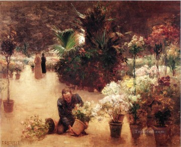 Flor Mart Theodore Clement Steele Pinturas al óleo